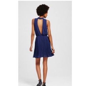 Big Strike USA Blue Pleated Dress, Size Small,
NEW WITH TAG, 36” Length